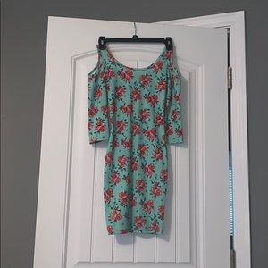 Flower Bodycon Dress